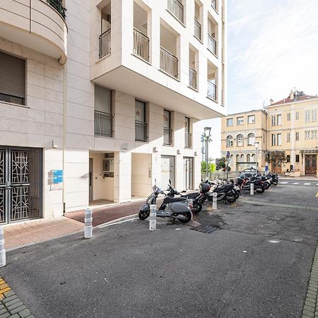 Studio Centre Terrasse Climatisation 50M Plage マントン エクステリア 写真