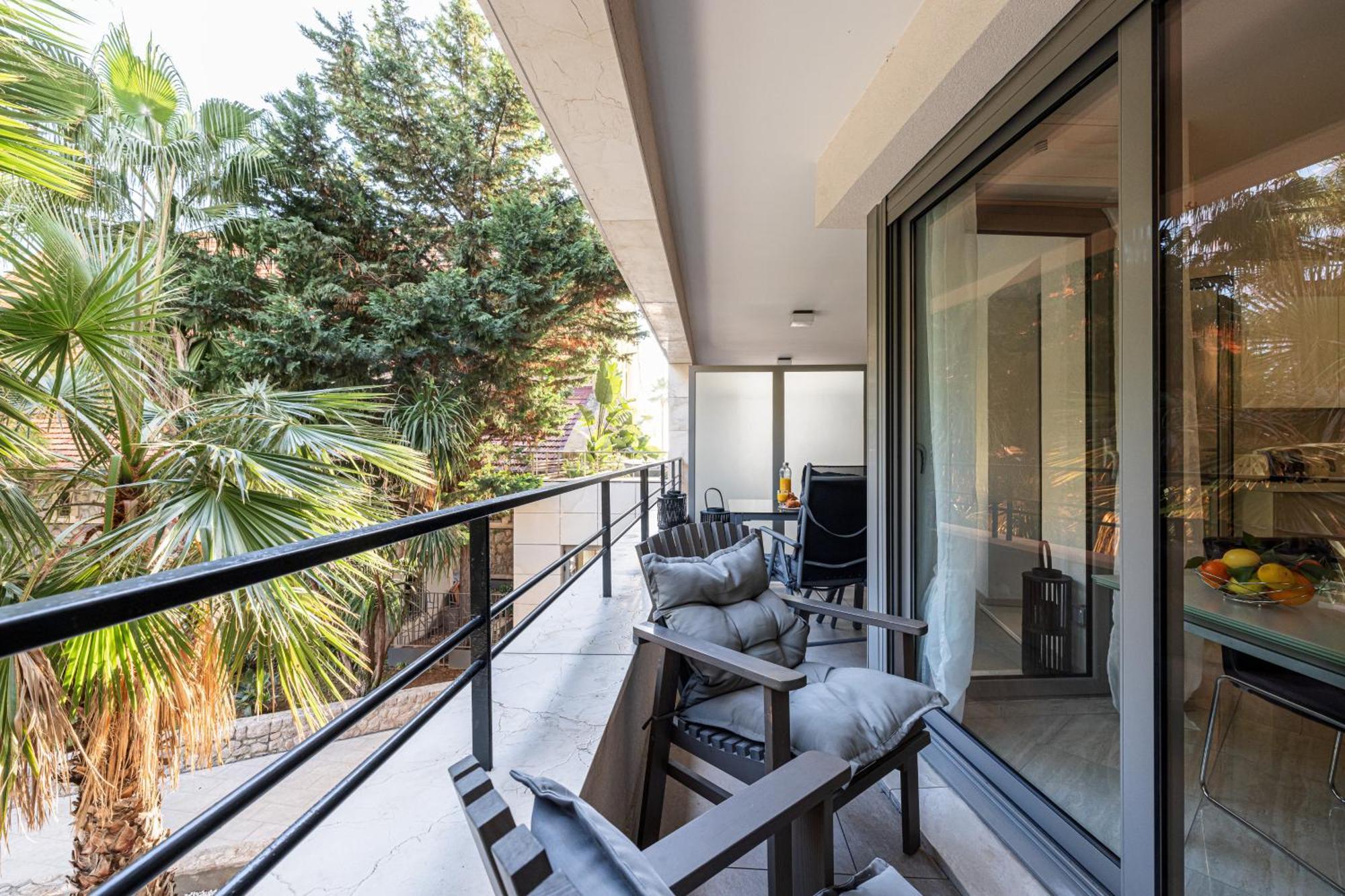 Studio Centre Terrasse Climatisation 50M Plage マントン エクステリア 写真