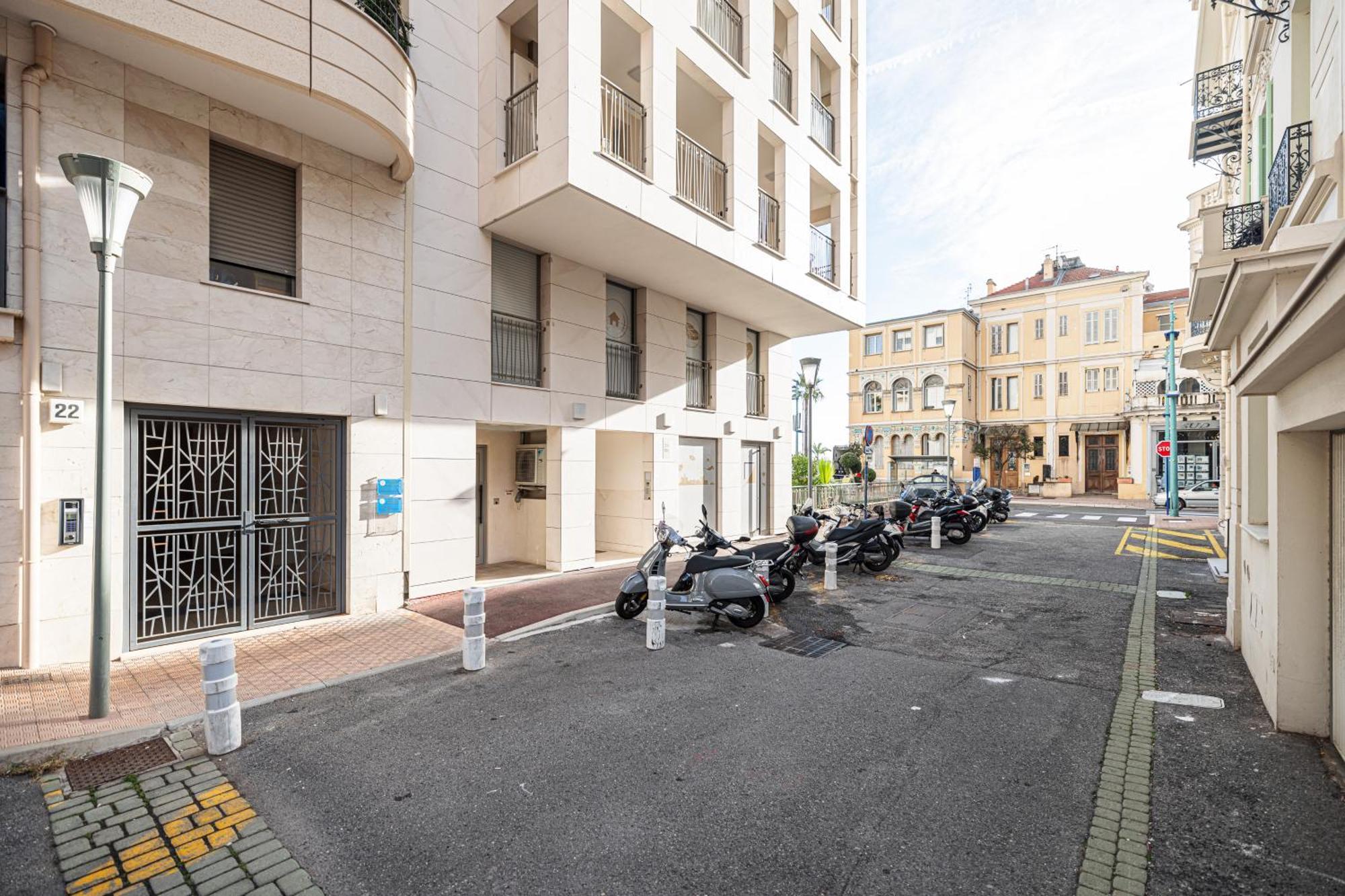 Studio Centre Terrasse Climatisation 50M Plage マントン エクステリア 写真