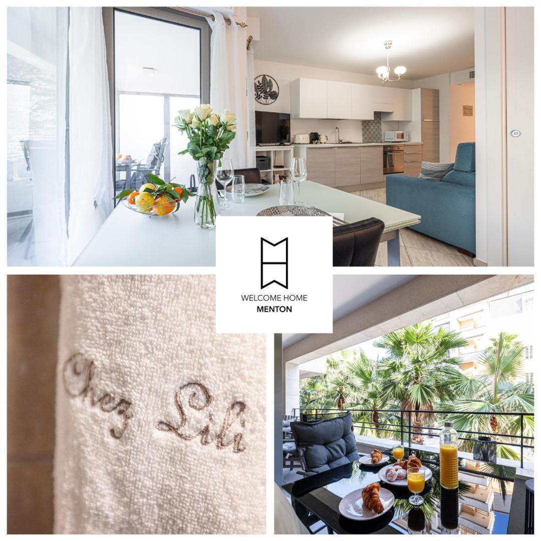 Studio Centre Terrasse Climatisation 50M Plage マントン エクステリア 写真
